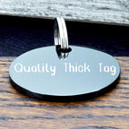 UltraJoys Stainless Steel Pet ID Tag Dog Name Tags Personalized Front and Back - Image 5