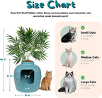 Good Pet Stuff Hidden Litter Box Planter, Decorative Cat Litter Enclosure - Image 7