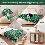 Waterproof Blanket for Dog Cat or Adult, Cute 3D Textured Flower Dog Blanket - Image 4
