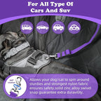 BWOGUE Pet Dog Cat Seat Belts, Car Headrest Restraint Adjustable Safety Leads - Image 5
