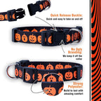 Native Pup Halloween Dog Collar- Spooky Fall Themed Horror Costume Collars- - Image 4