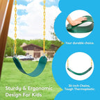 TURFEE 3 Pack Assorted Swing Set, Including 1 Gym Rings Trapeze Bar and 2 Pcs - Image 3