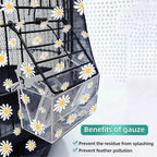 Bird Cage Seed Catcher, Seed Catcher Guard Net Cover, Parrot Nylon Mesh Net - Image 3