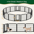 Yaheetech Dog Playpen Outdoor, 24 inch 16 Panels Dog Pen Indoor Heavy Duty - Image 5