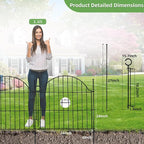 Decorative Metal Garden Fence - Image 2