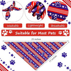Weewooday 9 Pcs Holiday Dog Bandanas St' Patrick's Day Easter Bandanas Birthday - Image 2