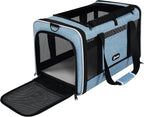 Cat Carrier 18 x 11 x 11 Top Loading Soft-Sided Pet Travel Bag Over 15lbs by GAPZER