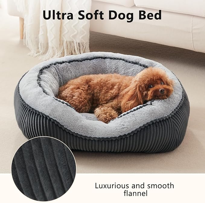 SIWA MARY Medium Dog Beds for Medium Small Dogs Washable, Rectangle Dog Bed - Image 4