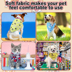 Aliceset 180 Pcs Dog Bandana Bulk Paw Print Bandanas - Image 6