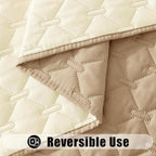 Smiry Waterproof Dog Bed Cover Blanket, Soft Reversible Pet Blanket, Washable - Image 3