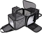 BAGLHER Cat Carrier Bag, Airline Approved Pet Carrier Soft Side Pet Travel 5 by BAGLHER