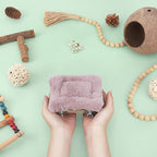 Bird Hammock Bed for Cage Parrot Perch Wooden Parakeet Sleeping Platform Winter - Image 4