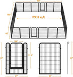 Yaheetech Dog Playpen Outdoor, 40 inch 24 Panels Dog Pen Indoor Heavy Duty - Image 4