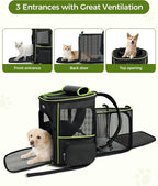BAGLHER Expandable Cat Carrier Backpacks, Retractable Pet Carrier Backpack - Image 4