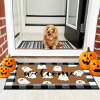Tinideya 2 Pcs Door Mat Welcome Non Slip Coir Mats Floor Layering Doormats - Image 5