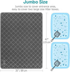 Cat Litter Mat Litter Trapping Mat, Less Waste Cat Litter Box Mat, Soft on - Image 3