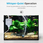 NICREW Nano Silent Aquarium Air Pump White, Aquarium Aerator - Image 2