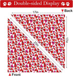 Valentines Dog Bandana Reversible Triangle Bibs Scarf Mother's Day Bandanas - Image 5