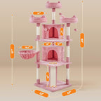 Yaheetech 68.5in Cat Tree for Large Cats, Large Condo, Stable Pet Play House - Image 7