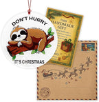 Sloth Ornament, Sloth Gifts for Women, Christmas Ornament 2025 Funny Lazy - Image 5