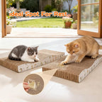 PatiencET Cat Scratch Pad 2 Pack, Waved Cardboard Cat Scratcher - Image 6