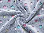 1 Pack 3 Blankets Super Soft Cute Dot Pattern Pet Blanket Flannel Throw - Image 5