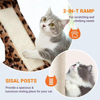 Allewie 81 Inches Tall Cat Tree/Multi-Level Large Climbing Tree House and Towers - Image 5
