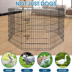 Peekaboo Pet Playpen Dog Fence Foldable Metal Dog Pen Wire Exercise Puppy Play - Image 7