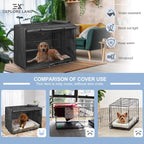 Explore Land Dog Crate Cover Heavy Duty Polyester Pet Kennel Sunshade Universal - Image 3