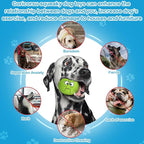 3.14" Squeaky Dog Toys Funny Smile Face Chewing Latex Rubber Soft Fetch Play - Image 4