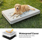 Veehoo Elevated Dog Bed with Waterproof Cushion, Cooling Raised Dog Beds with - Image 2