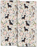 Cute Dachshund Hand Towels by amepay
