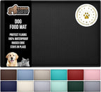 GORILLA GRIP 100% Waterproof Raised Edge BPA Free Silicone Pet Feeding Mat by GorillaGrip
