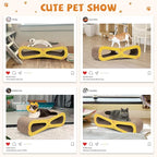 COZIWOW Infinity Cat Scratcher Lounge Bed, Cardboard Cat Scratching Pad Board - Image 7
