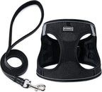BOOMIBOO Dog Harness with Leash Set, No Pull Adjustable Reflective Step-in by BOOMIBOO