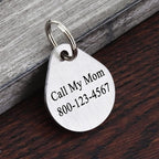Ultra Joys Cat ID Tag Personalized Pet Tags, Durable Stainless Steel Small Pet - Image 3