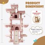 SHA CERLIN 81 Inches Extra Large Cat Tree - Image 7