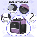 Pawtners Dog Carrier Backpacks Large Cat Backpack - Image 5