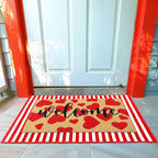 Tinideya 2 Pcs Door Mat Welcome Non Slip Coir Mats Floor Layering Doormats - Image 4