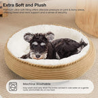 Love's cabin Round Donut Cat and Dog Cushion Bed, 25in Pet Bed - Image 7