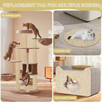Cat Scratch Mat, 118.5"x15.9" Trimmable Self-Adhesive Cats Scratch Carpet - Image 4