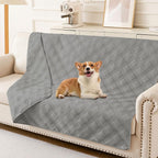 hyha Waterproof Dog Blanket, Reversible Pet Bed Blanket, Soft Sofa Couch Cover by hyha