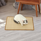 FUKUMARU Cat Scratcher Mat, 23.6 X 15.7 Inch Natural Sisal Cat Scratch Mats - Image 5
