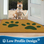 Buganda Dog Door Mat for Muddy Paws, Absorbent Dirt Trapper Washable Indoor - Image 6
