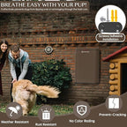 PAWZIDEA Wall Mount Dog Poop Trash Can Outside, 2.1 Gallon Small Dog Waste Bin - Image 7
