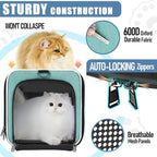 Soft Cat Carrier Large Cat 20 lbs/Kitty Cat Travel Crate - Image 4