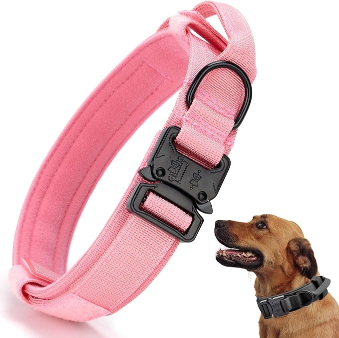 Tactical Dog Collar, Adjustable Military Training Nylon Dog Collar by CADONO