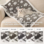 Waterproof Blanket for Dog Puppy Cat, Cute 3D Textured Paw Dog Blanket for Bed - Image 7