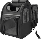 Zavothy Cat Backpack Carrier, Expandable Airline Approved Pet Backpack by Zavothy