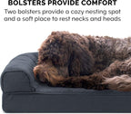 Furhaven Orthopedic Dog Bed for Medium/Small Dogs w/ Removable Bolsters & - Image 11